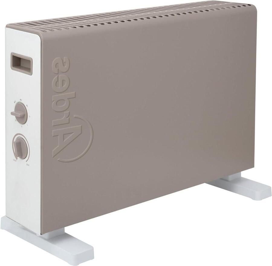 Convector Verwarming Elektrische Kachel Ruimte Verwarmen Met Turbo Ventilator 750-2000W Grijs