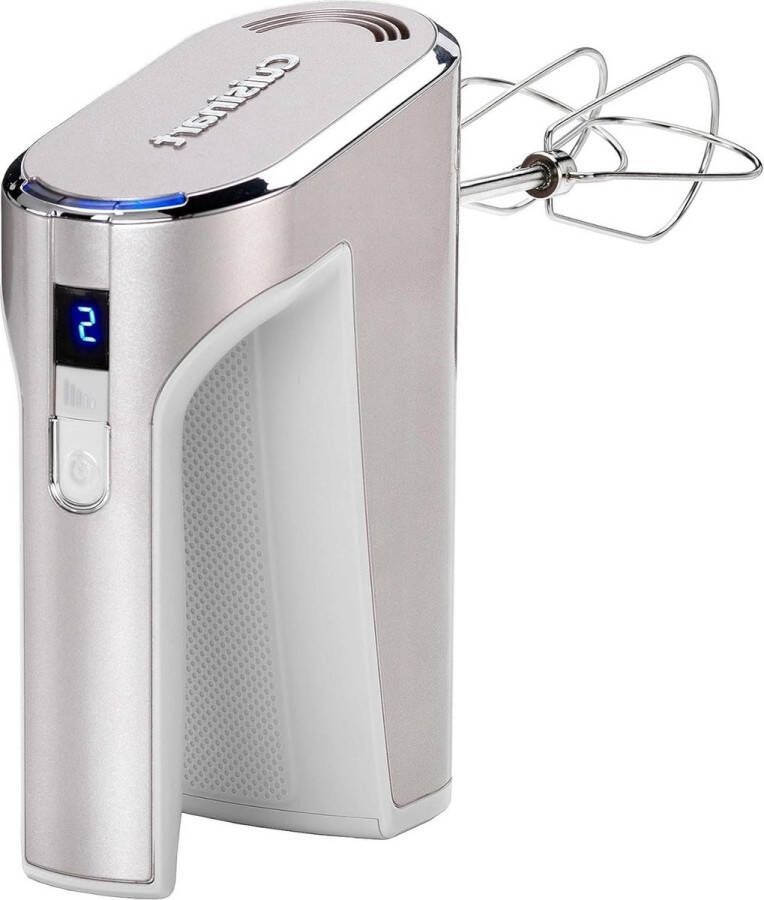 Cordless Power Hand Mixer Stainless Steel Gardes 5 Speeds 20min Wireless Use