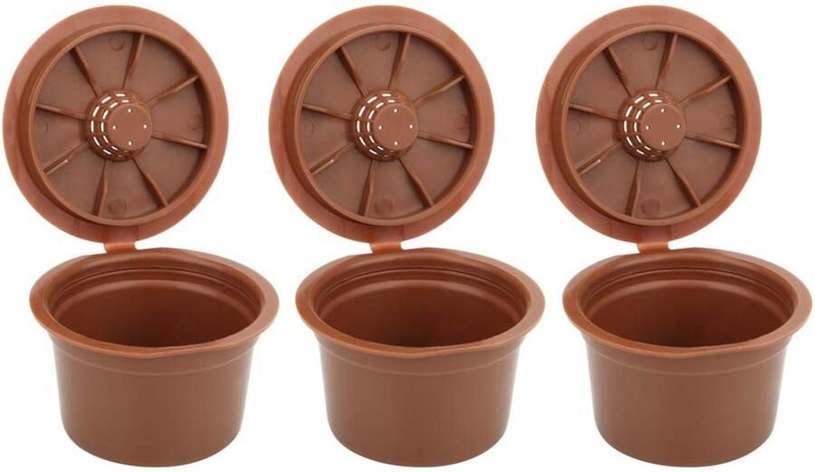 Cosensi 3 Stuks Hervulbare Koffie Capsules voor Caffitaly Koffiezetapparaat
