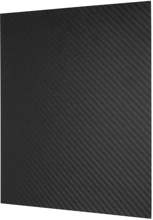 Cosensi Carbon Fiber Plaat 3K Weave Duurzaam en flexibel 200 x 250 mm Anticorrosie Geschikt voor interieur en exterieur Zwart