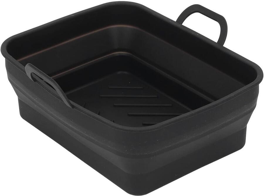 Cosensi Dailygoods Dailygoody Silicone Air Fryer Liner Herbruikbaar en Veilig 24 x 18 cm Vaatwasserbestendig Anti-aanbaklaag Geschikt voor Airfryers Kleur: