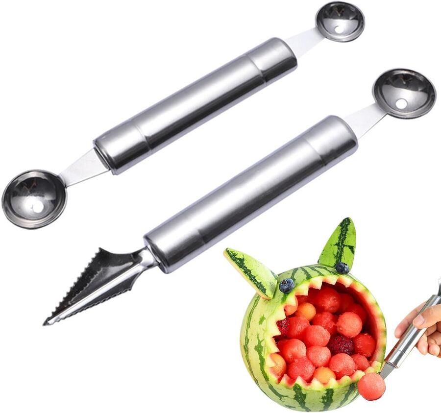 Cosensi Dailygoods Kogeluitstekerset van 2 Stuks voor Fruit en Groenten