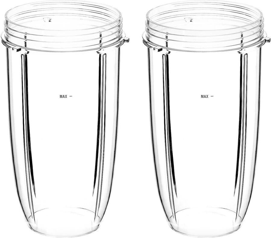 Cosensi Juicer Cup Vervangingsonderdelen 32 ounce Geschikt voor NutriBullet Perfecte afdichting Geen lekkages
