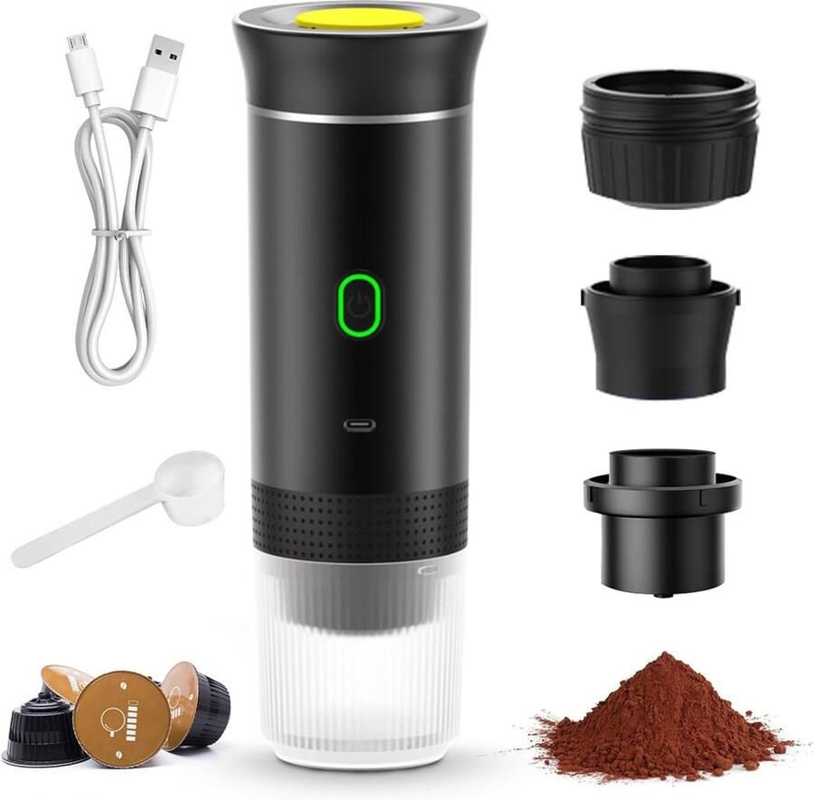Cosensi Portable Koffiemachine Elektrische Espresso Machine Handig en Draagbaar Mini Capsule Koffiemaker Voor Thuis en Onderweg Geschik