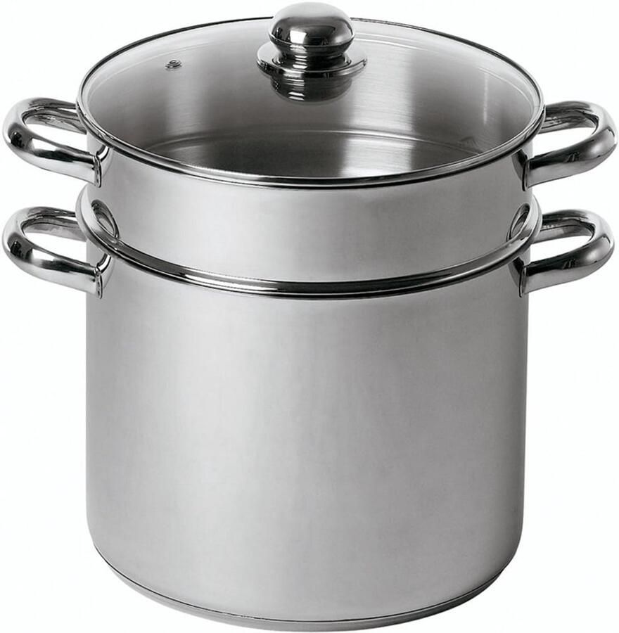 Couscous-pot 16 l 30 cm voor Koken en Stomen