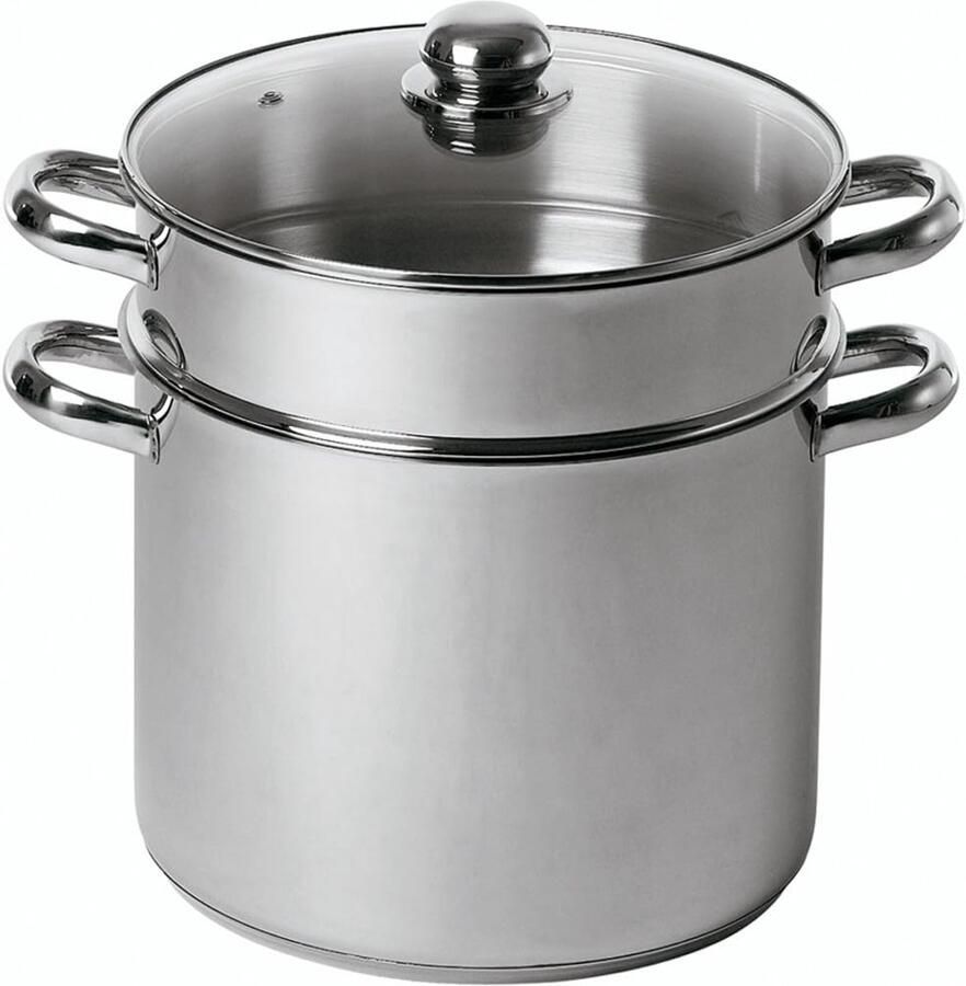 Couscous-pot 16 l 30 cm voor Koken en Stomen