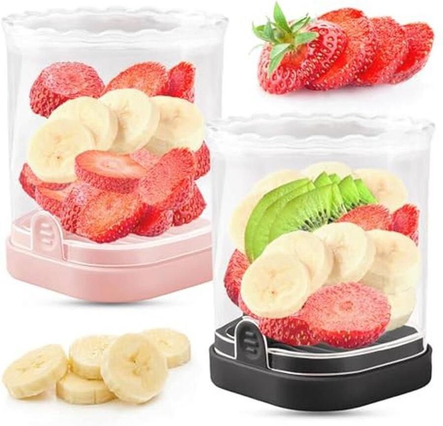 Creatieve Fruitsnijder met Afneembare Messen en Printplaat