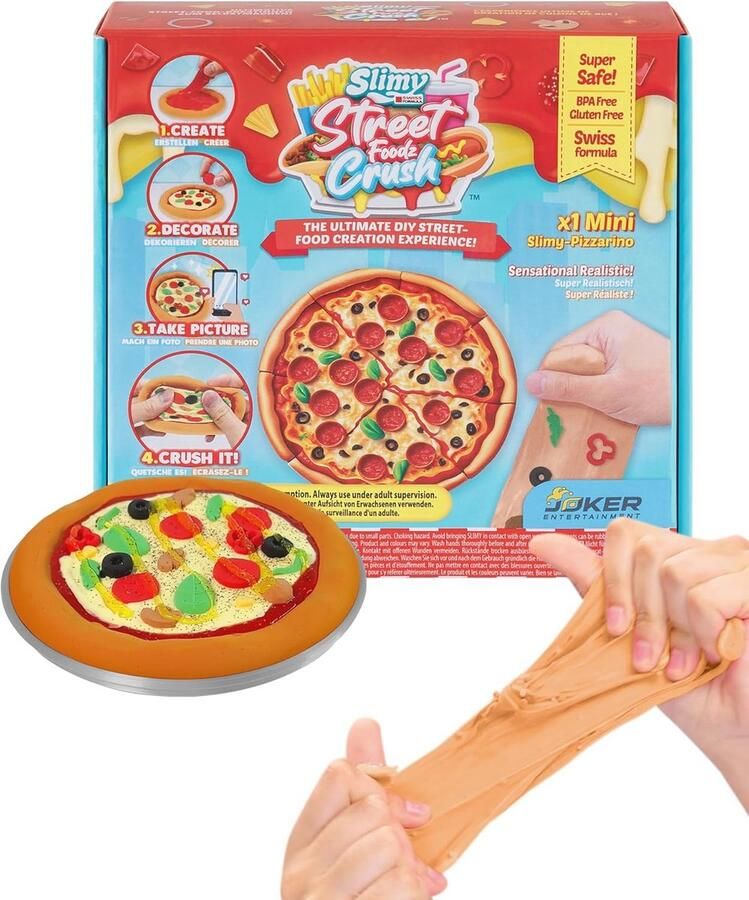 Creatieve Mini Pizzaset voor Kinderen Slijm en Klei Mengspel