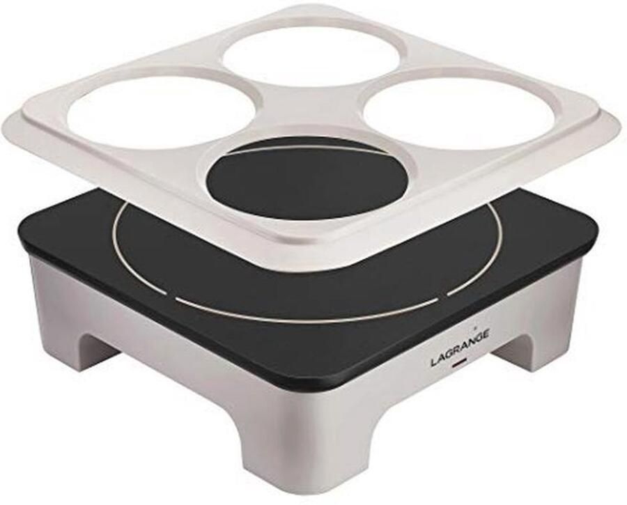 Crêpe Maker 2000W 2-in-1 Pannenkoekenmaker voor Grote en Mini Pannenkoeken