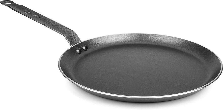Crêpe Maker Pannenkoekenpan Lekker Bakken Antiaanbaklaag 26 cm Zwart
