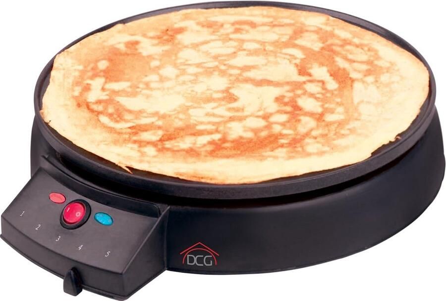 Crêpe Maker Pannenkoekenplaat Lekkere Crêpes Maken Anti-aanbaklaag 40 cm Zwart