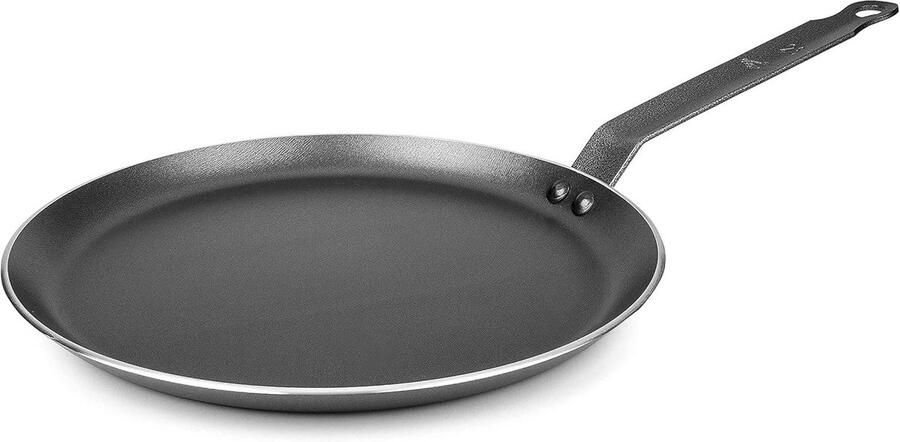Crêpe Maker Robuust Pannenkoekenpan Elektrisch Lekkere Pannenkoeken Maken Meerlaagse Antiaanbaklaag 22 cm Diameter Zwart