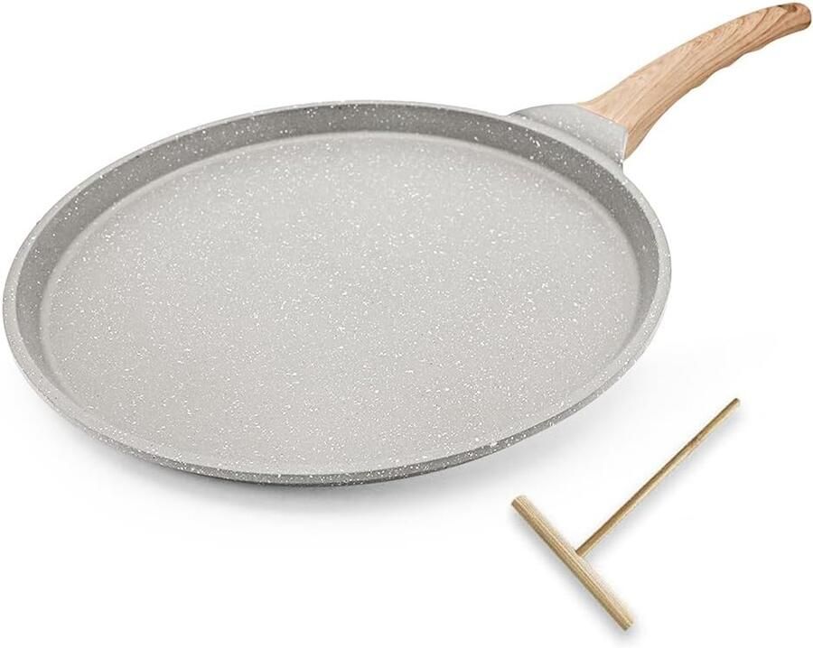Crêpe pan 30 cm Wit