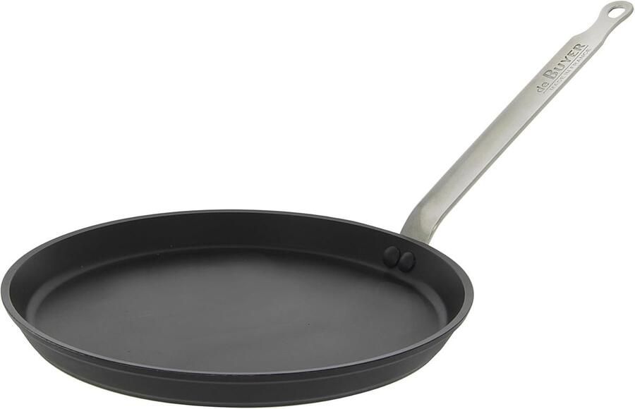 Crêpe Pan Koekenpan Aluminium Bakken Braden Inductie Geschikt 1 Liter RVS Kleur