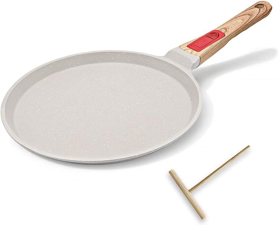 Crêpe pan met afneembaar handvat 20 cm Wit