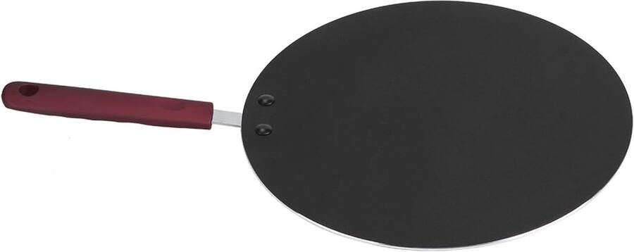 Crêpe Pan Pannenkoek Plaat Ontbijt Maken Antiaanbaklaag 30 cm Diameter Zwart