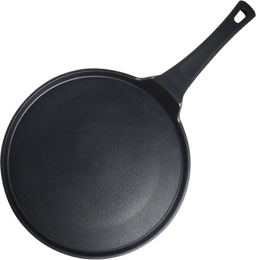 Crêpe Pan Pannenkoeken Bakplaat Roti Tortilla's Bakken Antiaanbaklaag Inductie 30 cm Zwart