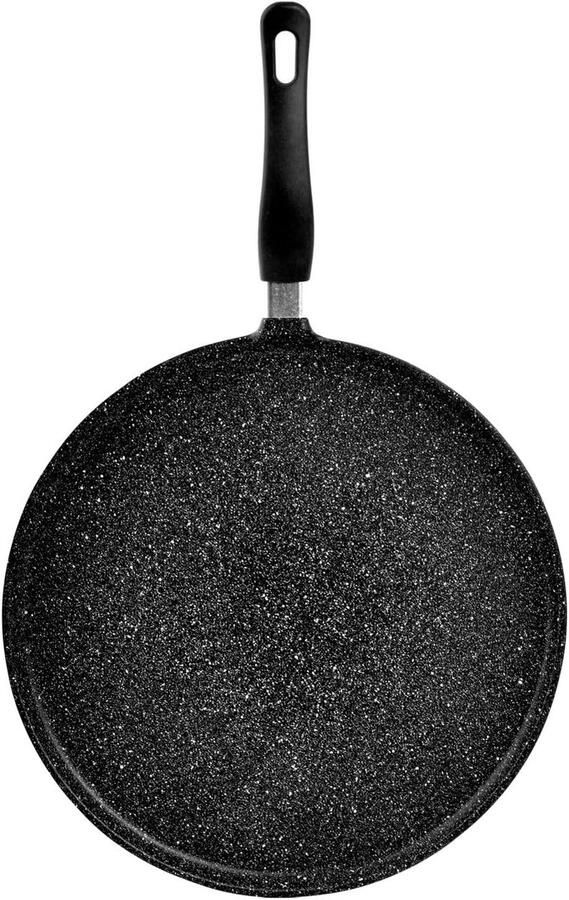 Crepe Pan Pannenkoekenpan Koekenpan Lekkere Pannenkoeken Maken Anti-aanbaklaag Bakelietgreep 32 cm Zwart