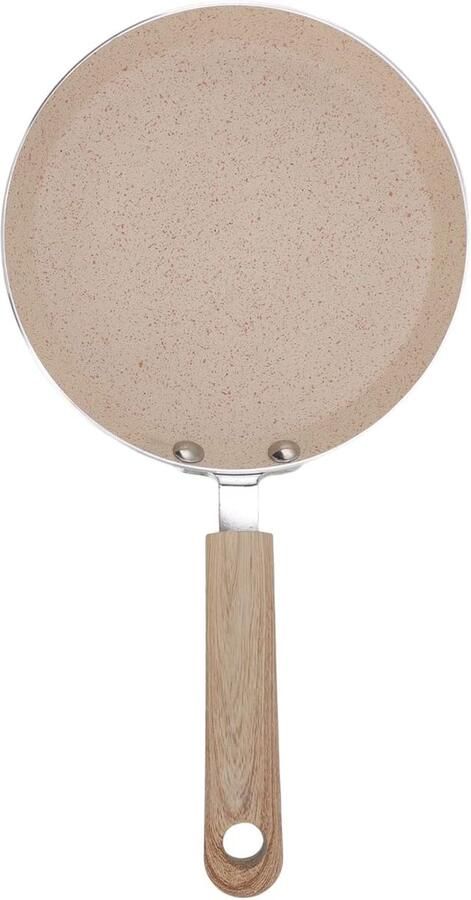 Crêpe Pan Pannenkoekenpan Koekenpan Non Stick Pan Met Handvat Aluminium Platte Bodem Kookpot Voor Ontbijt Pannenkoek(18cm)