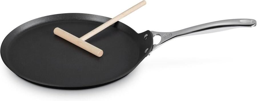 Crêpe Pan Pannenkoekenpan Koekenpan Ontbijt Bakken Drievoudige Antiaanbaklaag 28 cm Grijs