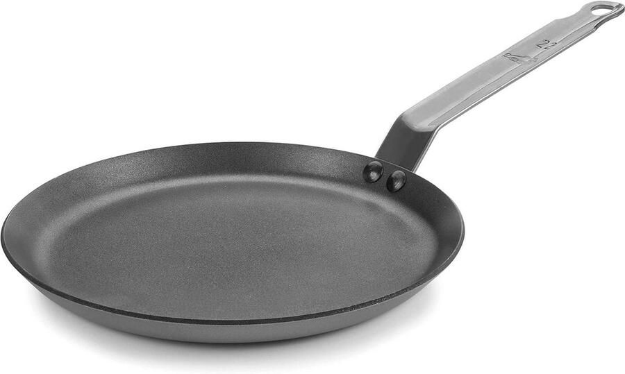 Crêpe Pan Pannenkoekenpan Lekker Ontbijten Antiaanbaklaag 26 cm Zwart