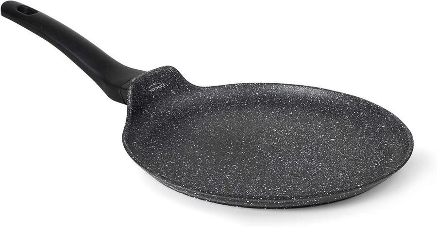 Crêpe Pan Pannenkoekenpan Lekkere Crêpes Maken Energiebesparend Ontwerp Ø 24 cm Zwart