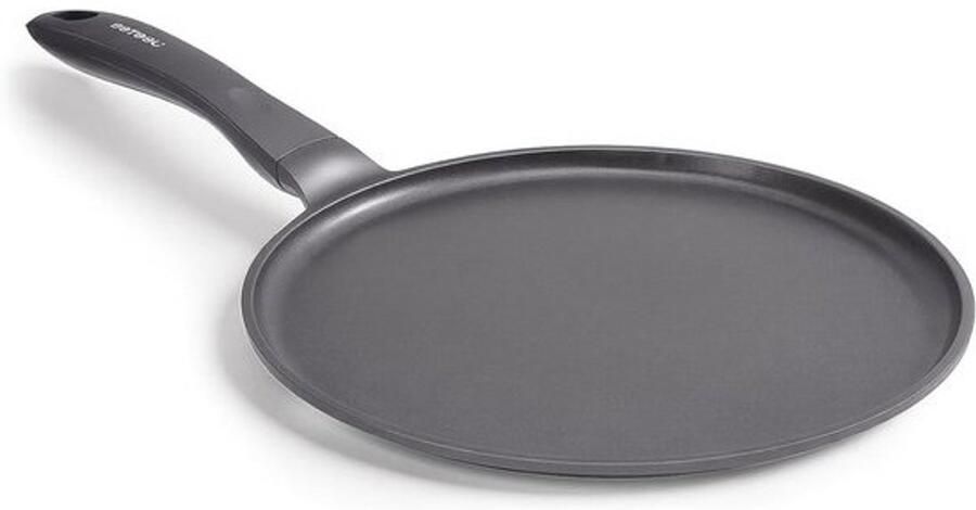 Crêpe pan Pannenkoekenpan plat Lekkere pannenkoeken bakken Nieuwe generatie titanium 24 cm Goud