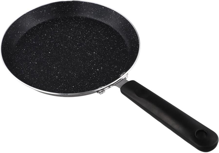 Crêpe Pan Pannenkoekenpan Tawa Ontbijt Maken Antiaanbaklaag 24 cm Zwart