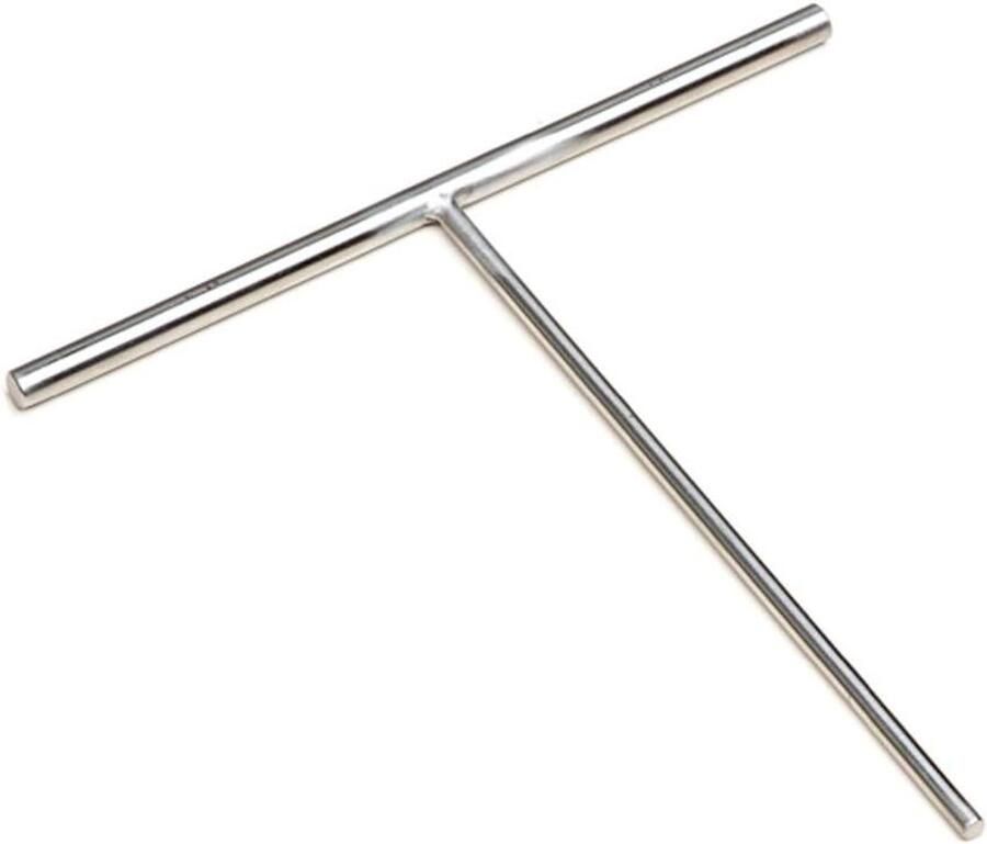 Crêpe Pannenkoek Maker Beslagverspreider Spatel Pannenkoeken Bakken Roestvrij Staal 24.5 x 18 cm Zilver