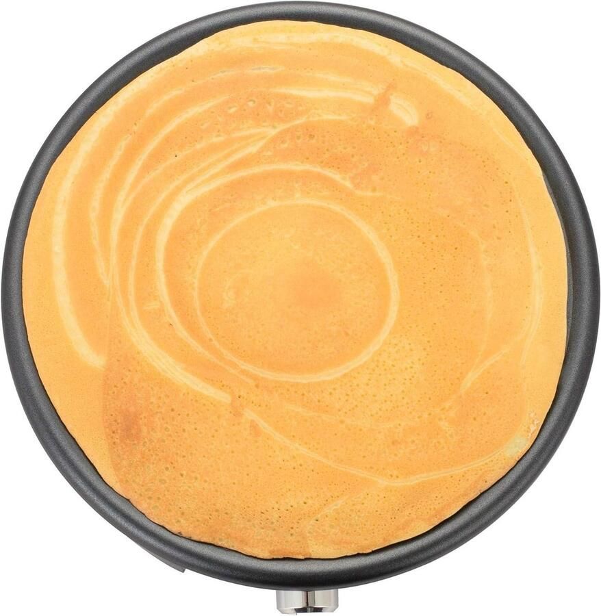 Crêpe Plaat Pannenkoeken Bakplaat Grote Crêpes Maken Gegoten Aluminium 30 cm Zilver