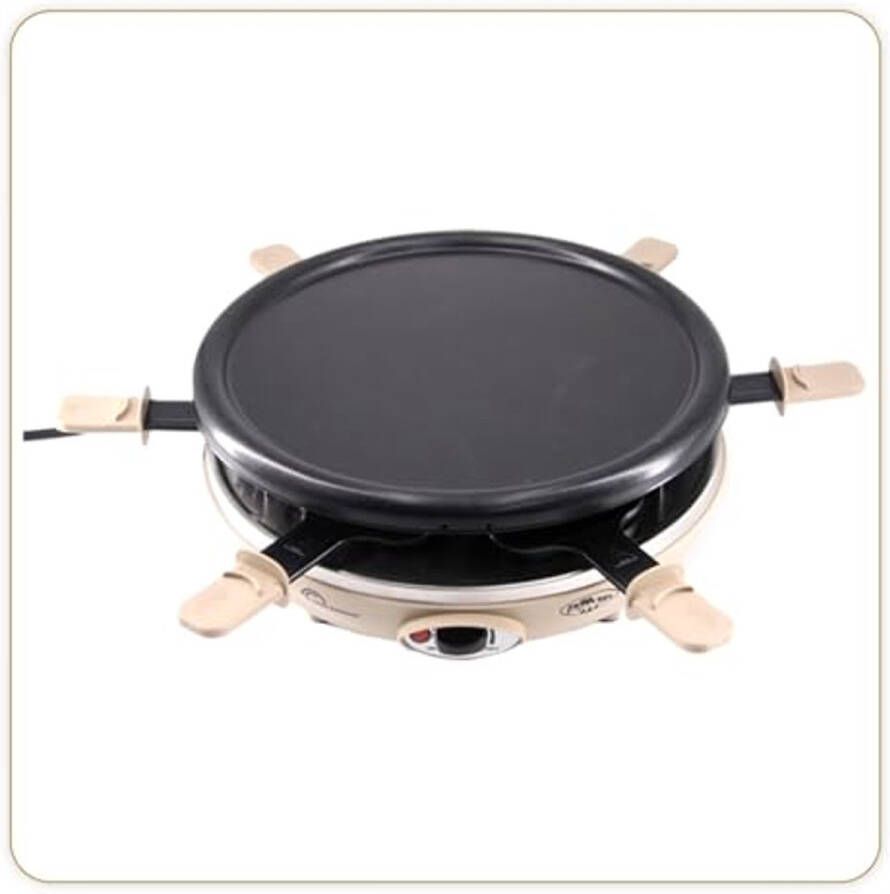 Crêpe Raclette Grill Happy Cheese Trio voor 6 Personen 1200W