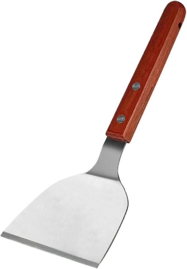 Crêpe Spreader Spatel Pannenkoek Gereedschap Pannenkoeken Maken Afneembare Grip 27 x 15 cm Roestvrij staal