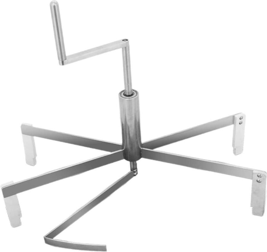 Crêpe Spreider Pannenkoeken Tool Beslag Verdelen Voedselveilig Roestvrij Staal 41 x 19 x 13 cm Zilverkleurig