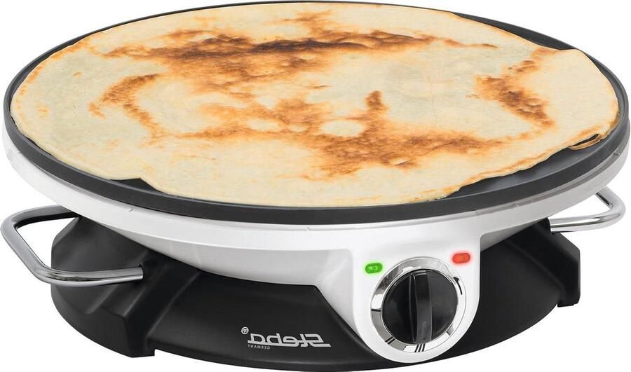 Crêpemaker Pannenkoekenmaker Gezellige maaltijd Compact Design 1200 watt Zwart