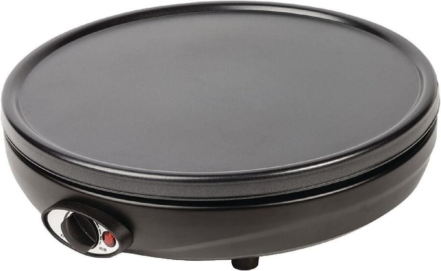 Crêpemaker Pannenkoekenmaker Lekkere Crêpes Maken Met Thermostaatregelaar Diameter 30 cm Zwart