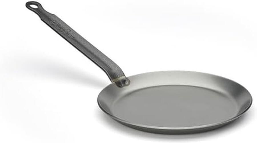 Crêpepan Carbon Plus Pannenkoekenpan ijzer Delicate pannenkoeken bakken Snelle temperatuurstijging 18 cm Zilver