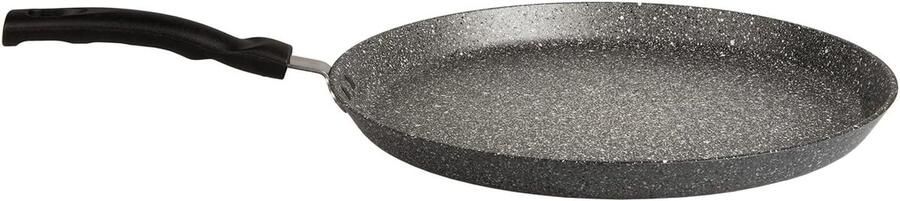 Crêpepan Pannenkoekenpan Blinipannen Pannenkoeken Bakken Antiaanbaklaag 25 cm Zwart