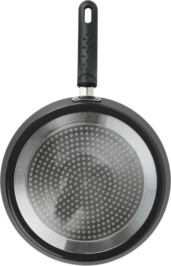 Crêpepan Pannenkoekenpan Lekker Bakken Inductie Geschikt 26 cm Zwart