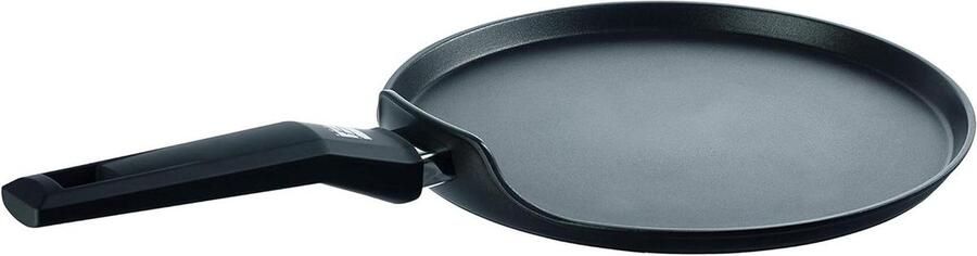 Crêpepan Pannenkoekenpan Lekkere Pannen Maken HI-TEC Antiaanbaklaag 26 cm Roestvrij staal