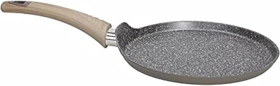 Crêpepan Pannenkoekenpan Lekkere Pannenkoeken Gerecycled Aluminium 25 cm Zwart