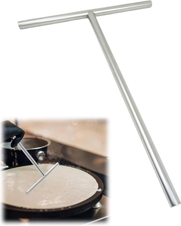 Crepes Divider Stainless Steel Pancake Pan Pancake Pan Accessories for Crepes Maker Household Kitchen Baking ShopVlot