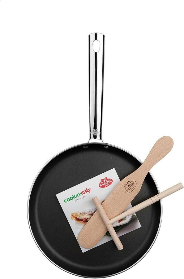 Crepeset met Koekenpan Spatel en Verdeelhulp