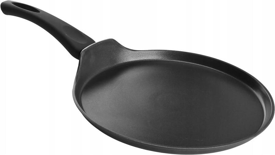 Pannenkoekenpan Koekenpan Lekkere Pannenkoeken Bakken Antiaanbaklaag 26 cm Zwart