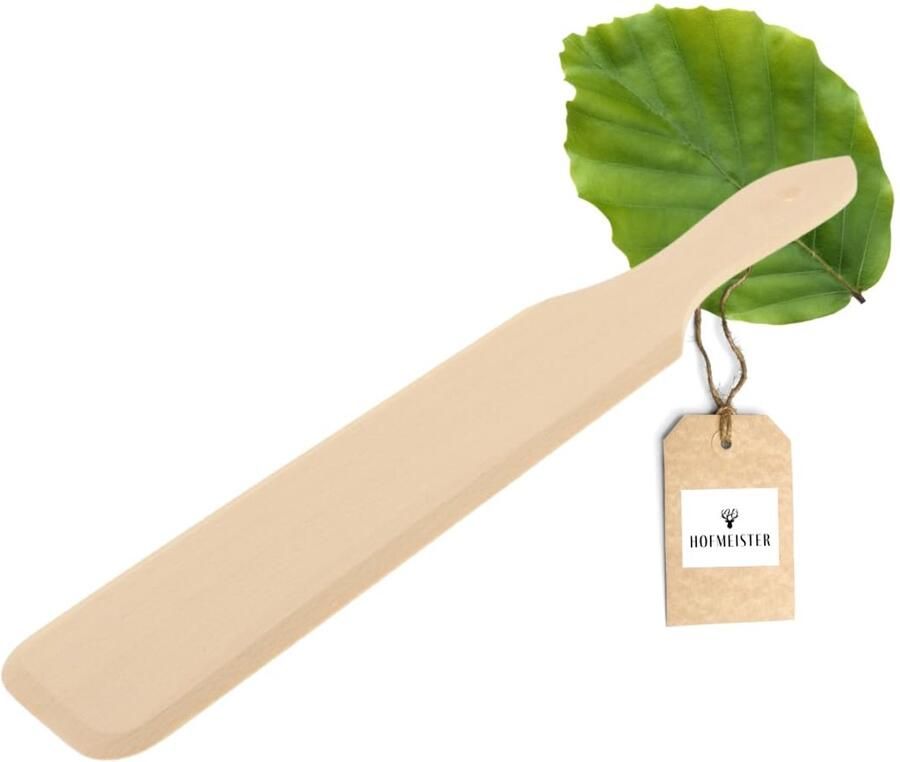 Crêpespatel 30 cm voor het omkeren van crêpes en kakkerlakken van spätzle geen krassen in de pan hittebestendige deegschraper beukenhout accessoires voor pannenkoekenmaker 30 x 5 2