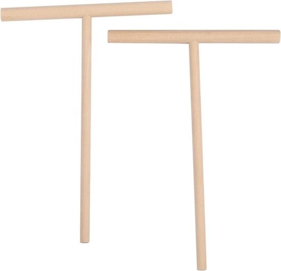 Crepespatel Houten Spreader Pannenkoekenverdeler Deegspreider Pannenkoeken Bakken Ergonomisch Ontwerp 16 x 12 cm Niet gespecificeerd