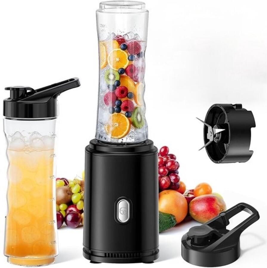 CRLYN Milkshake Machine Smoothiemaker Beker Zwart