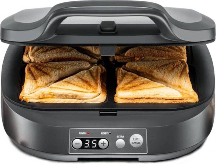 Croque Monsieur Toestel Croque Monsieur Grill Apparaat Tostiijzer Sandwich Maker Paninimaker
