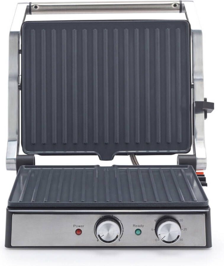 Croque Monsieur Toestel Tosti Apparaat 2000 W Instelbare Temperatuur Vergrendelende Clip Tosti IJzer Uitklapbaar Contact Grill Kleine Tosti Apparaat Voor 2 Tosti's Panini Grill Antiaanbaklaag Toaster Grill Sandwichmaker