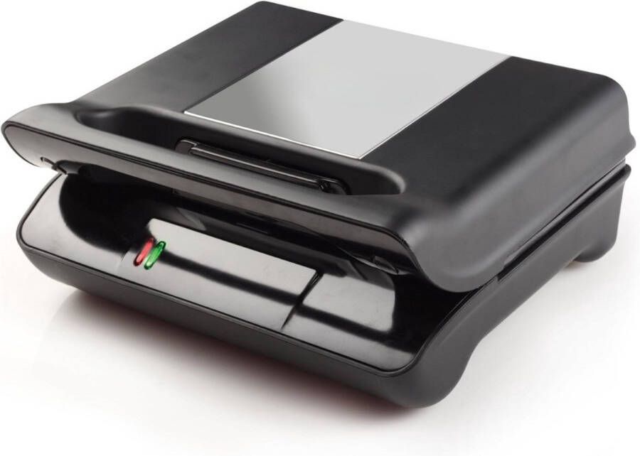 Croque Monsieur Toestel Tosti Apparaat Instelbare Temperatuur Vergrendelende Clip Tosti IJzer Uitklapbaar Contact Grill Kleine Tosti Apparaat Voor 2 Tosti's Panini Grill Antiaanbaklaag Toaster Grill Sandwichmaker - Foto 13