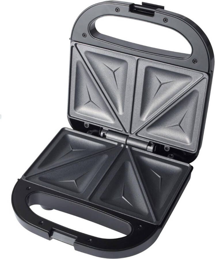 Croque Monsieur Toestel Tosti Apparaat Instelbare Temperatuur Vergrendelende Clip Tosti IJzer Uitklapbaar Contact Grill Kleine Tosti Apparaat Voor 2 Tosti's Panini Grill Antiaanbaklaag Toaster Grill Sandwichmaker - Foto 9